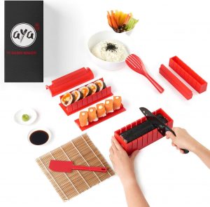 aya Dishwasher Safe Plastic Tools Sushi Making Kit