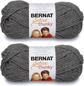Bernat Acrylic Softee Chunky Yarn, 2 Pack