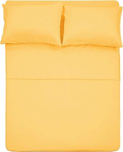 Best Season Luxury Microfiber Bed Sheets For College, 4-Piece