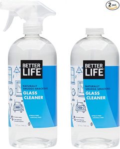 Better Life Natural Streak Free Glass Cleaner, 2 Pack