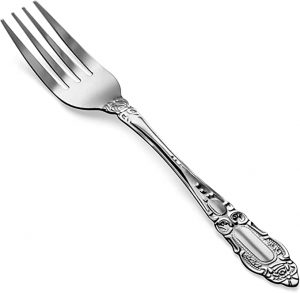 Bistras Dishwasher Safe Stainless Steel Dinner Forks, 12 Piece