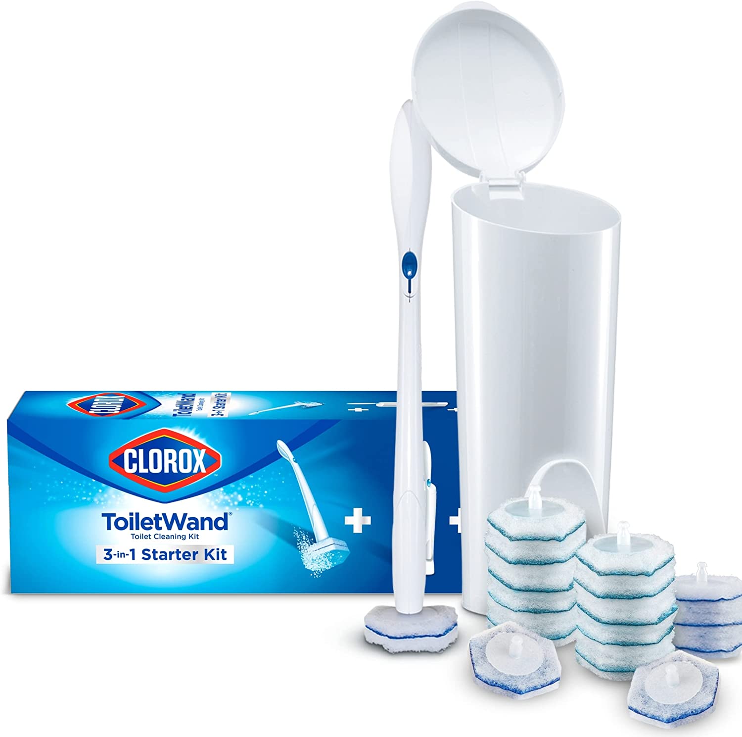 Clorox ToiletWand Disposable Sponges Cleaning Supplies Kit