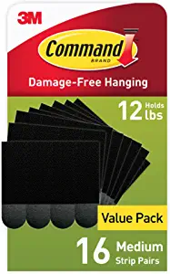 Command Damage Free 12 Pound Picture Hanging Strips, 32 Piece