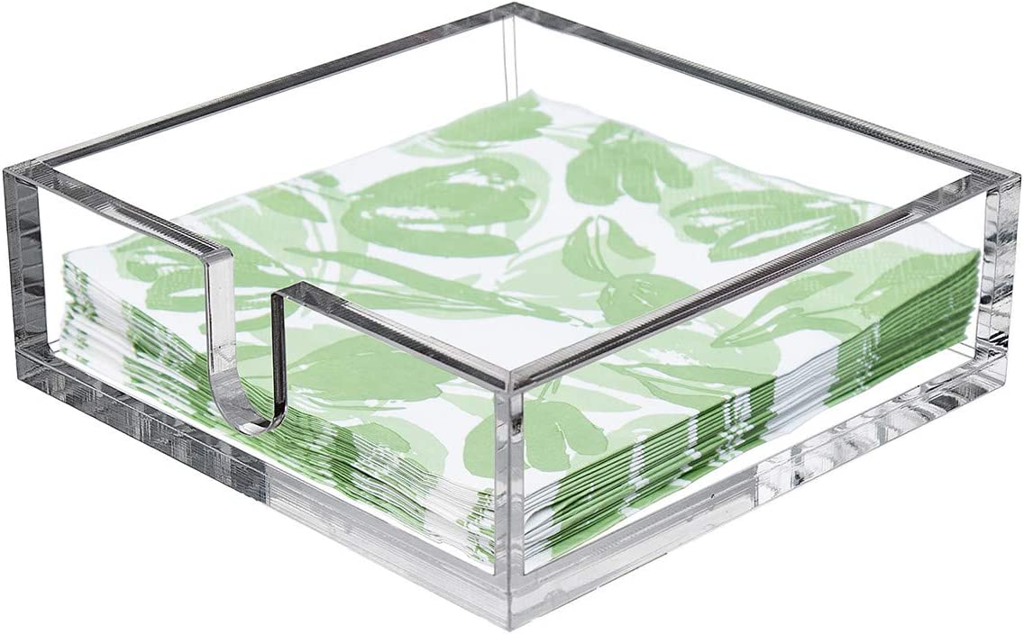 CY craft Transparent Acrylic Tray Napkin Holder