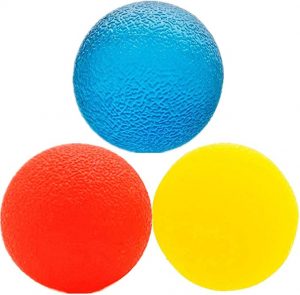 FMELAH Multiple Resistance Therapy Gel Stress Ball, 3 Pack