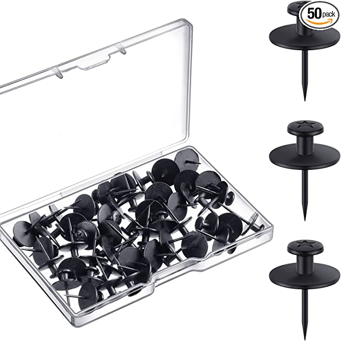 Hotop Double Headed Push Pins, 50 Count