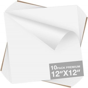 Dysania Matte Pre-Cut Heat Transfer Vinyl Sheets, 10-Pack
