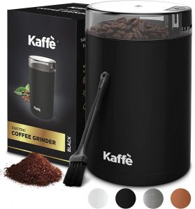 Kaffe Cleaning Brush & Compact Electric Coffee Grinder