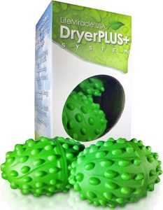 Life Miracle Vegan & Sheep Safe Wrinkle Release Dryer Balls, 2 Pack