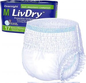 LivDry Ultra Soft Tear-Away Sides Adult Diapers
