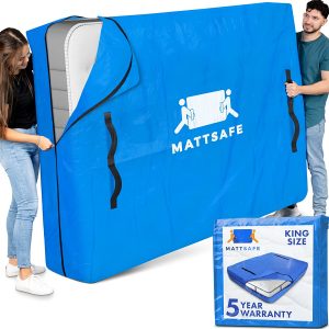 MattSafe Zipper Closure Mattress Bag Moving Supply