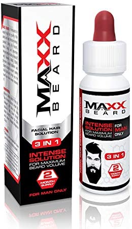 Maxx Beard 3-In-1 Herbal Blend Beard Growth Serum