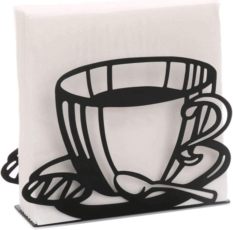 NWAC Coffee Cup Design Metal Napkin Holder