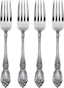 Oneida Wordsworth Stainless Steel Dinner Forks, 4 Piece