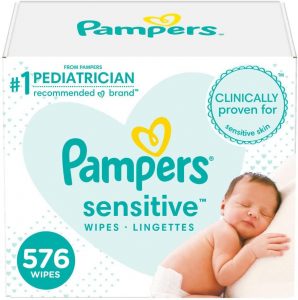 Pampers Hypoallergenic Baby Wipes For Sensitive Skin