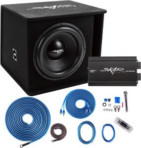 Skar Audio D2 Loaded Enclosure & Amplifier Subwoofer