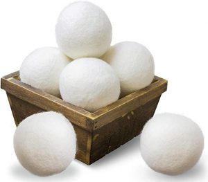SnugPad 100% Organic Premium New Zealand Wool Dryer Balls, 6 Pack