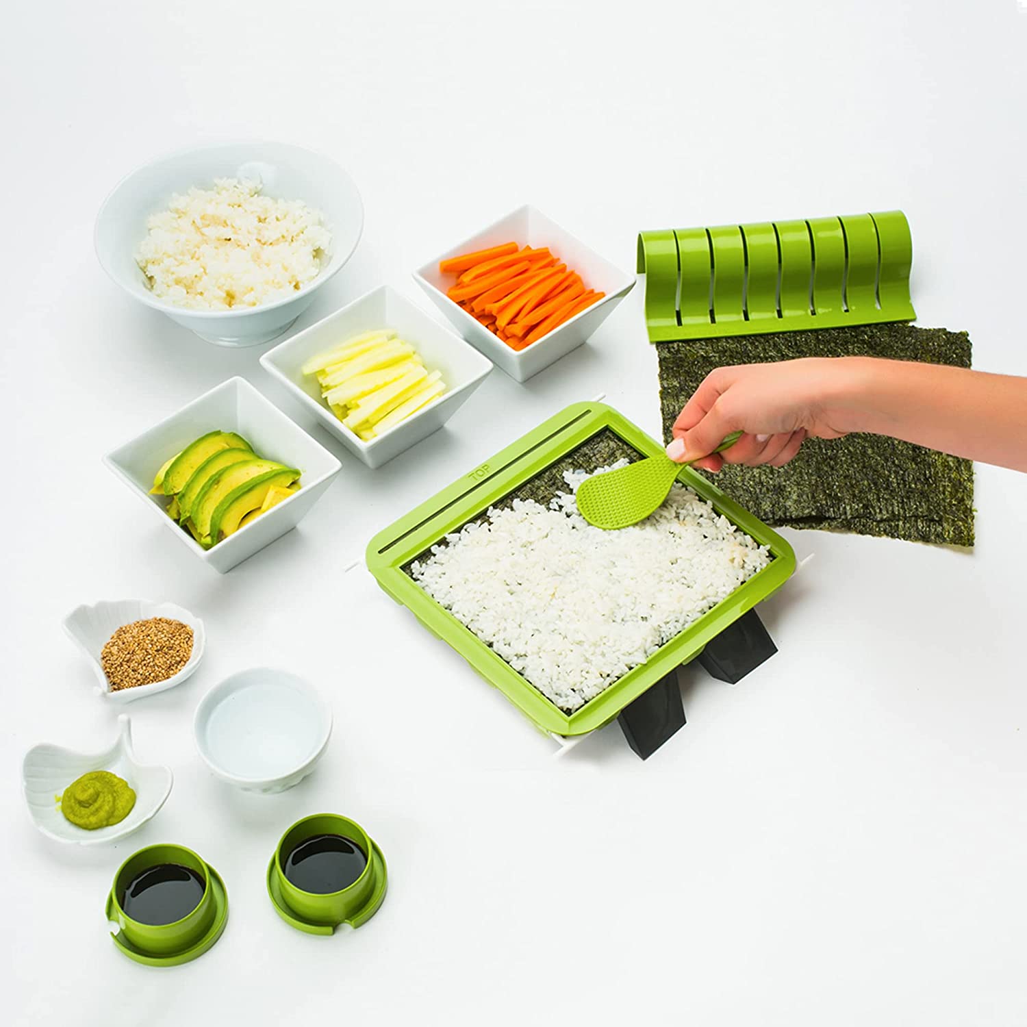 Soeos Beginner Sushi Making Kit 10 Piece, Complete Bamboo Sushi Kit, Sushi  Making Gift Set 