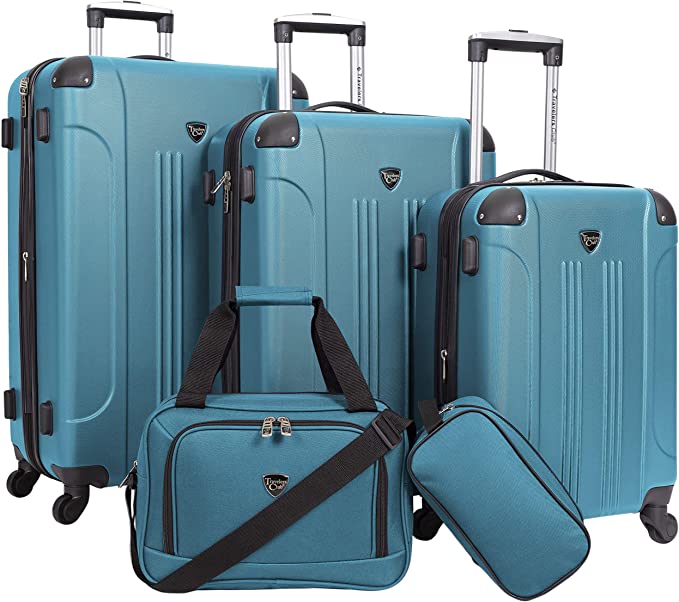 Travelers Club Sky Fully Lined Spinner Suitcase, 3-Piece