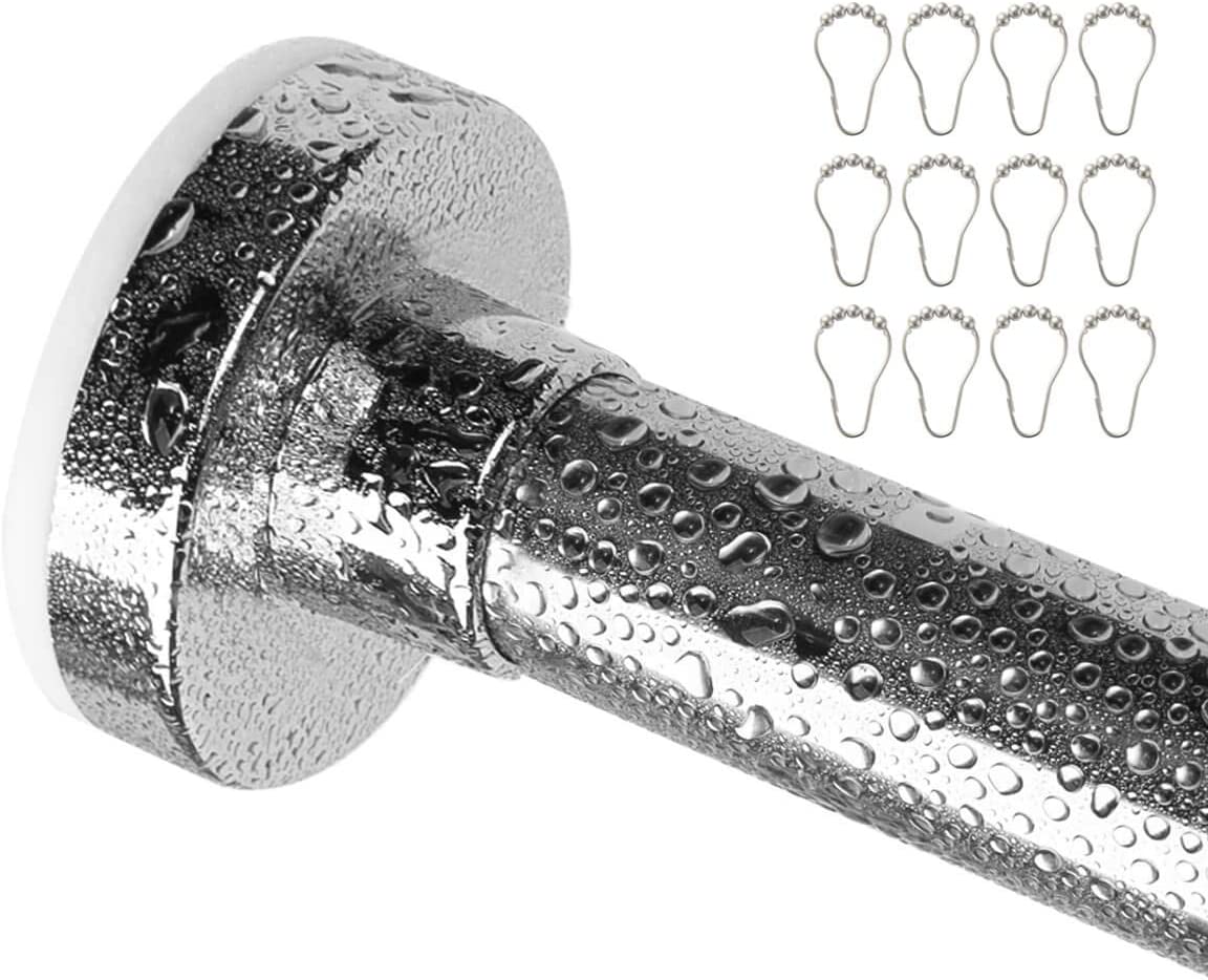 Vailge All-Surface Waterproof Shower Curtain Rod