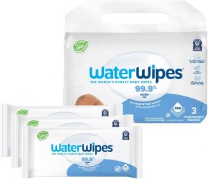WaterWipes Hypoallergenic Water Based Baby Wipes For Sensitive Skin