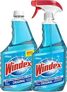 Windex Original Blue Streak-Free Glass Cleaner Bundle, 2 Pack