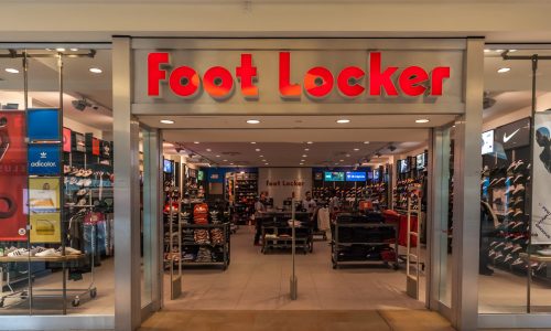 Foot Locker store in mall