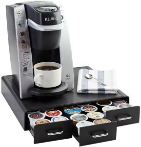 Amazon Basics Anti-Slip Organizing Coffee Pod Holder, 36-Count
