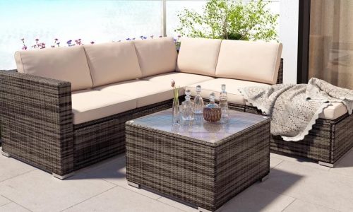 4-piece outdoor sofa set