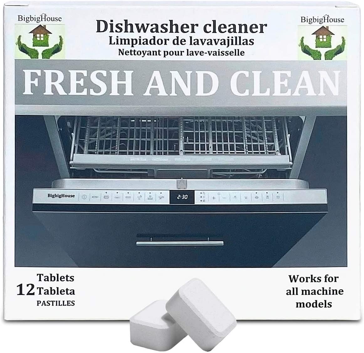 BigbigHouse Unscented Eco-Friendly Dishwasher Cleaner