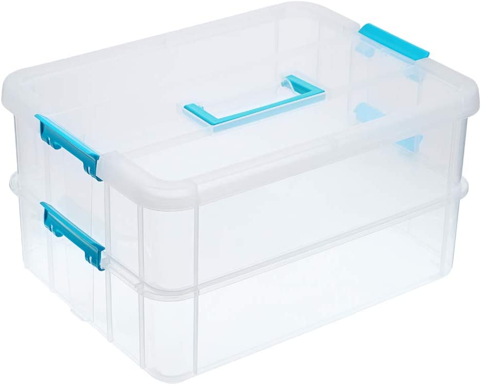 BTSKY Lightweight Dustproof Portable Storage Organizer Box