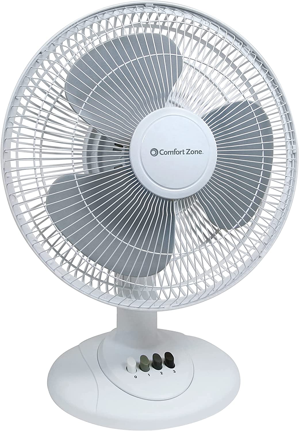 Comfort Zone Classic Silent Table Fan