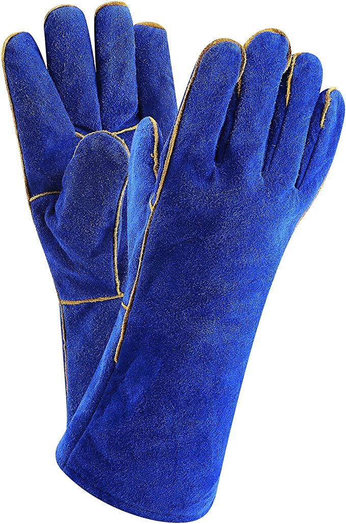 DEKOPRO Lightweight Pull-On Fireplace Gloves