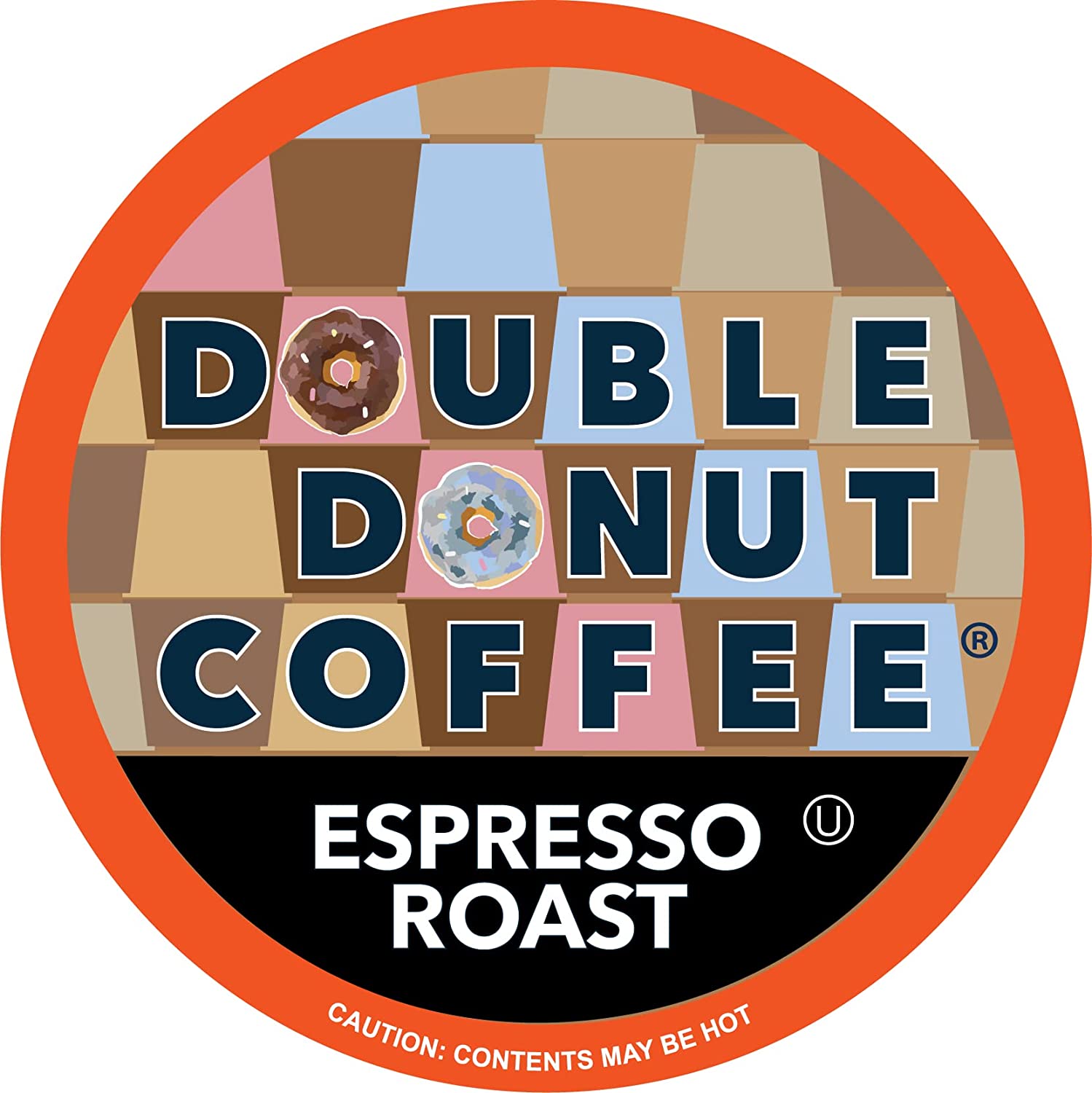 Double Donut Coffee Eco-Friendly Full-Bodied Espresso Pods, 80-Count