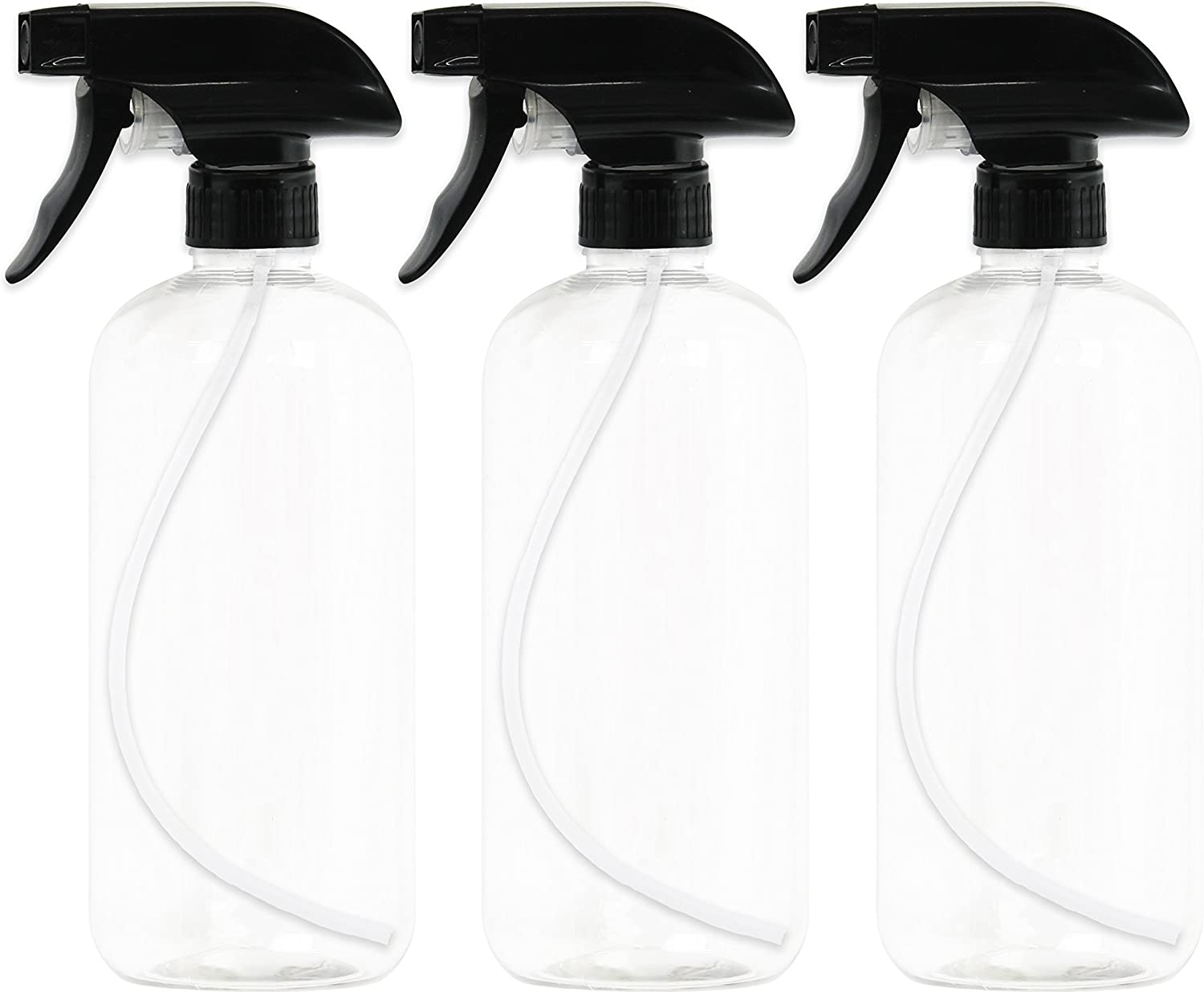 EPAuto Industrial Transparent Spray Bottles, 3-Pack
