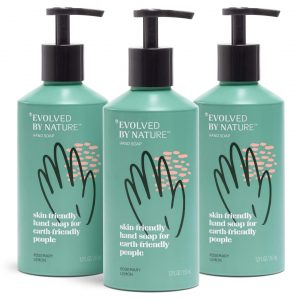 EVOLVED BY NATURE Gel Sensitive Skin Natural Hand Soap, 3-Pack
