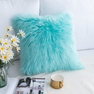 Foindtower Fluffy Shed-Free Mongolian Pillow