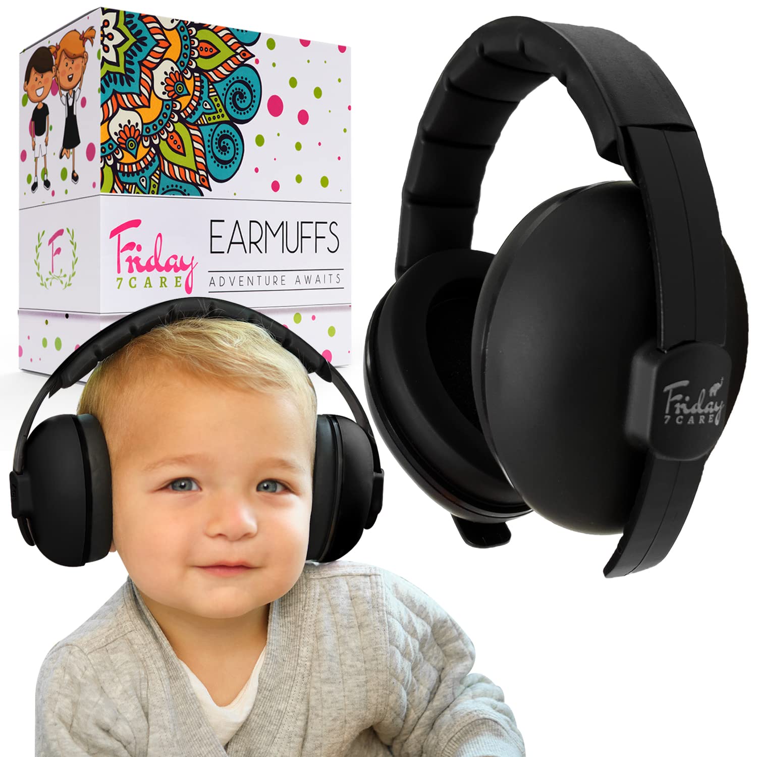 Friday 7Care Sensitive Lightweight Infant Ear Muff (For Noise)