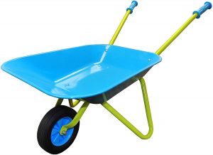 G & F Products 10041 Metal Tray & Handles Kid’s Wheelbarrow