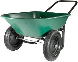 Garden Star Yard Rover Air-Filled Tires Wheelbarrow
