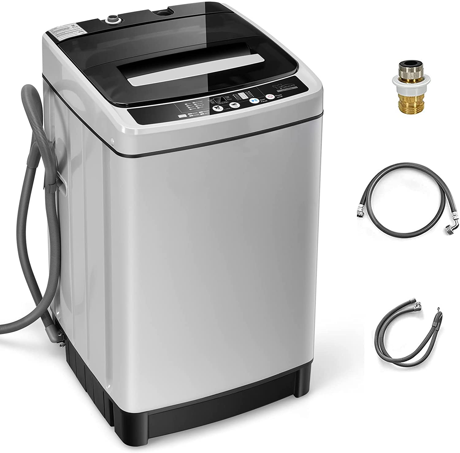 Giantex High-Efficiency Child-Safe Top Load Washer, 1.5-Cubic Feet