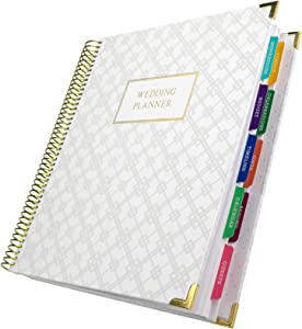 Global Printed Products Hardcover 18 Month Undated Wedding Planner