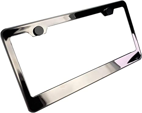 KA LEGEND Chrome Titanium License Plate Frame
