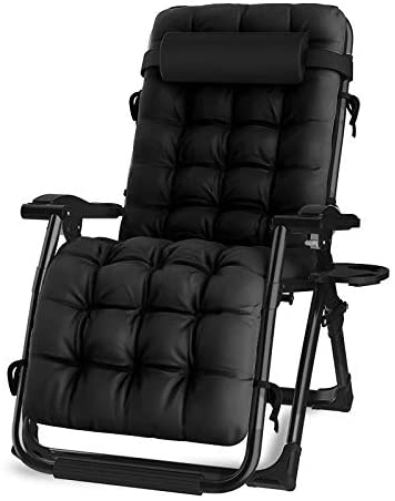 KINGBO Lockable Anti-Gravity Patio Lounge Chair