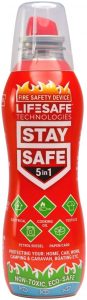LifeSafe Technologies Lightweight Compact Fire Extinguisher