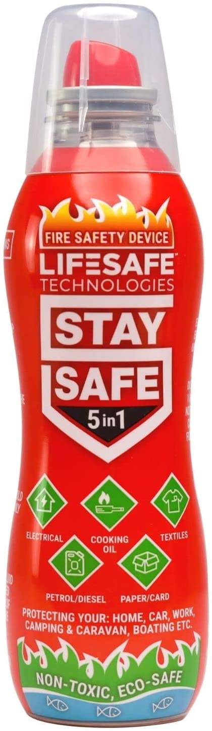 LifeSafe Technologies Lightweight Compact Fire Extinguisher