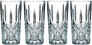 Marquis by Waterford Diamond Grip Design Highball Glasses-Piece