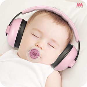 Mumba Leather Adjustable Infant Ear Muff (For Noise)