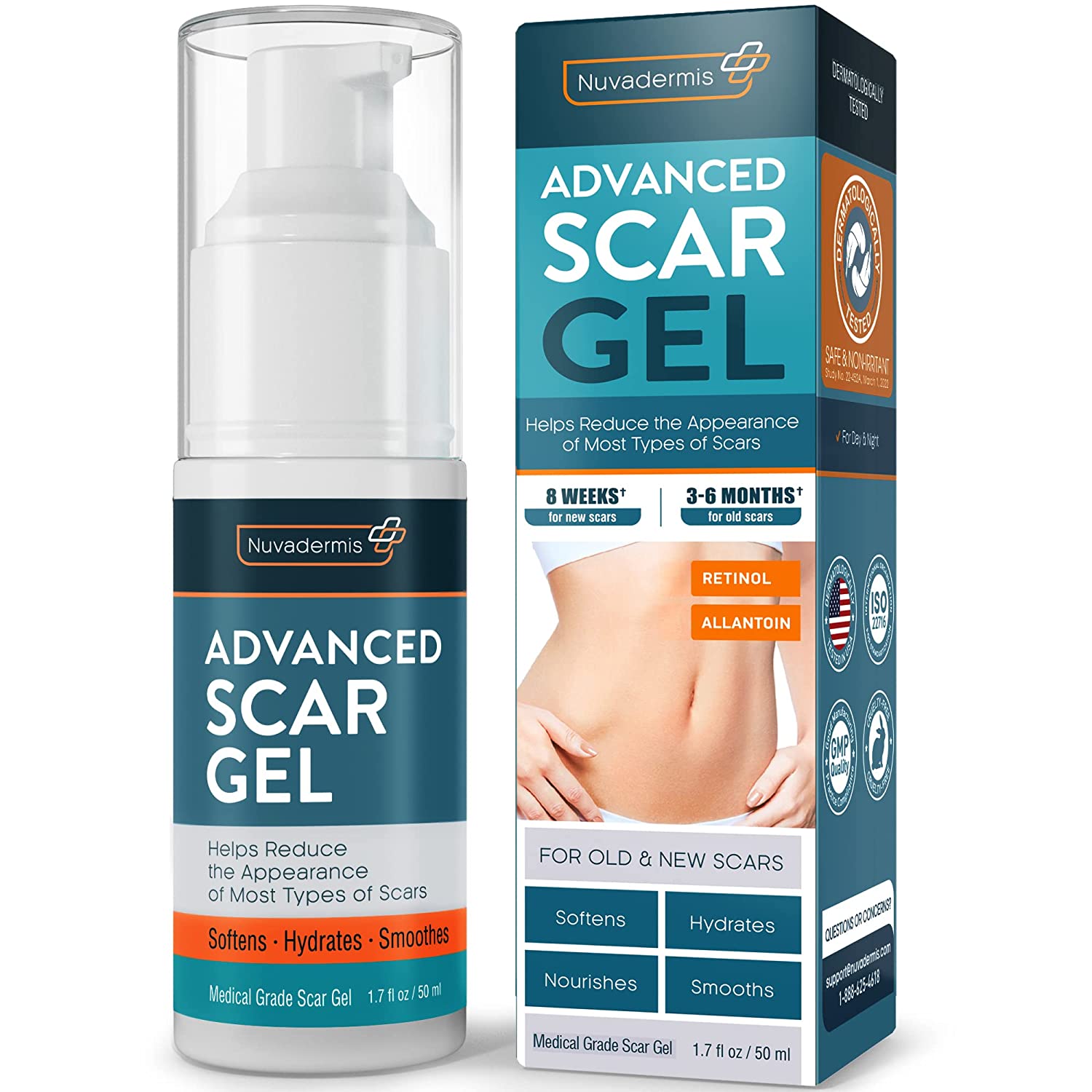 NUVADERMIS Softening Old & New Scar Care Gel