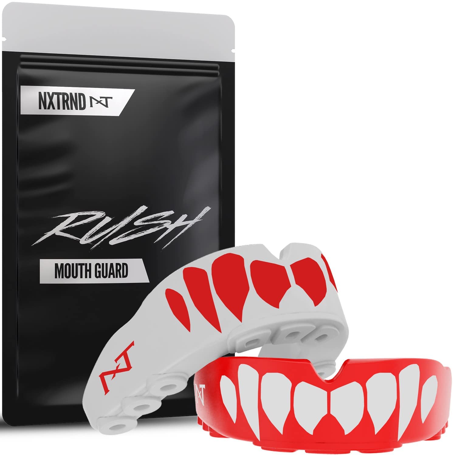 NXT NXTRND Anti-Slip Tight Mold Lacrosse Mouthguards, 2-Pack
